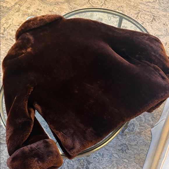 Vintage Dark Brown Faux Fur Jacket - Unbranded - Picture 7 of 8